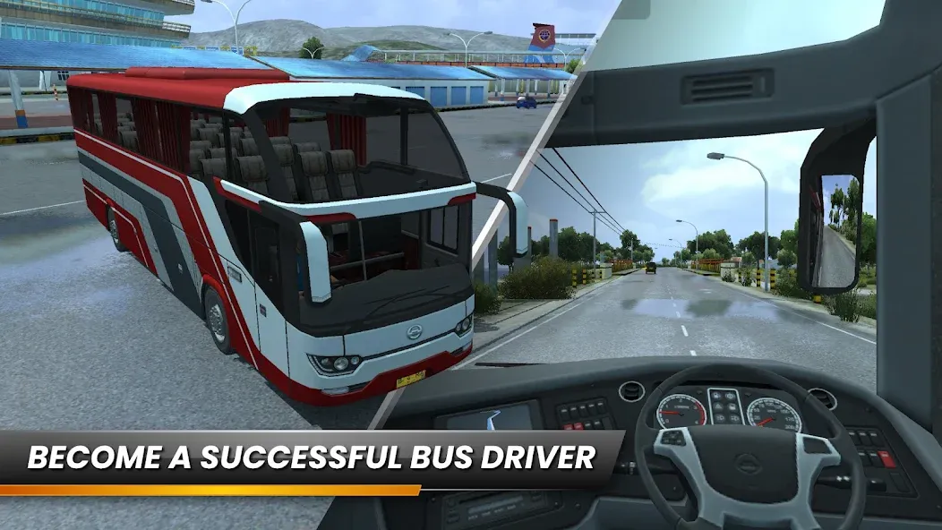 Bus Simulator Indonesia (Бус Симулятор Индонезия)  [МОД Unlocked] Screenshot 1