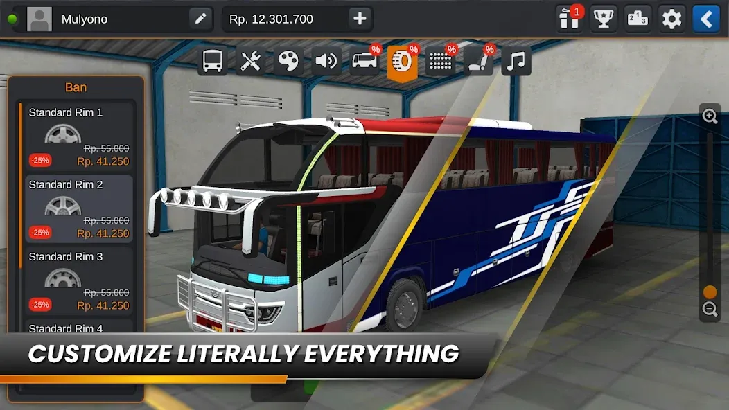 Bus Simulator Indonesia (Бус Симулятор Индонезия)  [МОД Unlocked] Screenshot 3