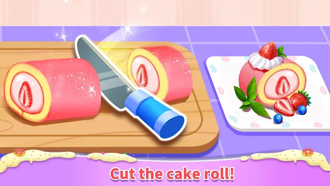 Little Panda: Sweet Bakery  [МОД Бесконечные монеты] Screenshot 2