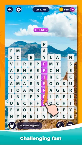 Word Surf - Word Game (Ворд Серф)  [МОД Бесконечные деньги] Screenshot 2