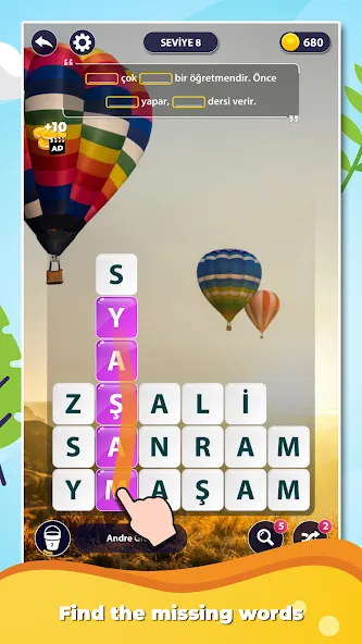 Word Surf: Inspire (Ворд Серф)  [МОД Unlimited Money] Screenshot 1