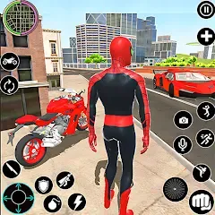 Взлом Flying Spider Rope Hero Fight (Флайинг Спайдер Роп Хиро Файт)  [МОД Menu] - стабильная версия apk на Андроид