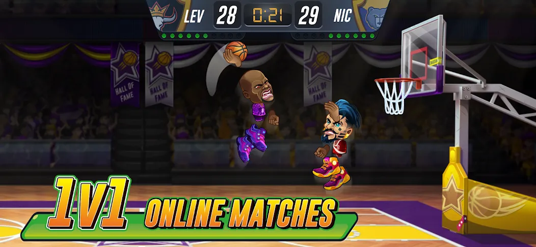 Basketball Arena: Online Game (Баскетбольная арена)  [МОД Menu] Screenshot 1