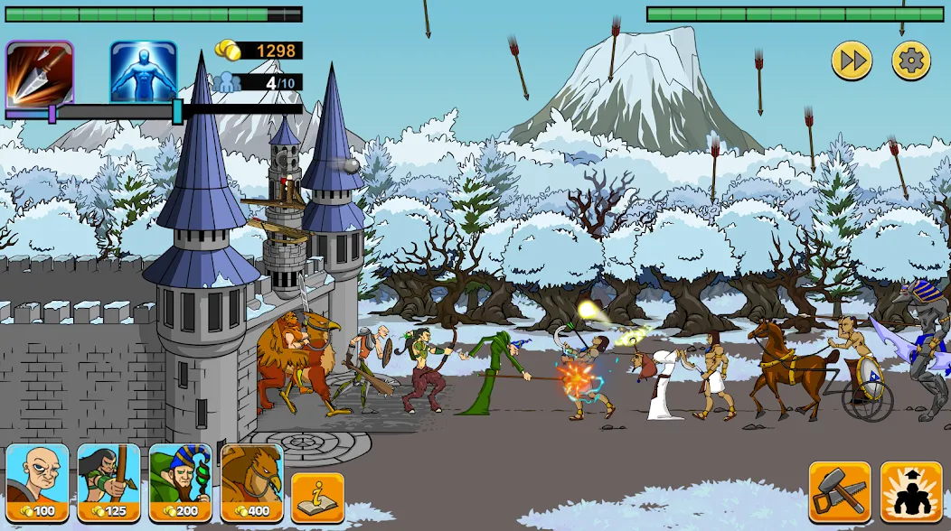 Age of War 2 (Эйдж оф Вор 2)  [МОД Бесконечные деньги] Screenshot 5