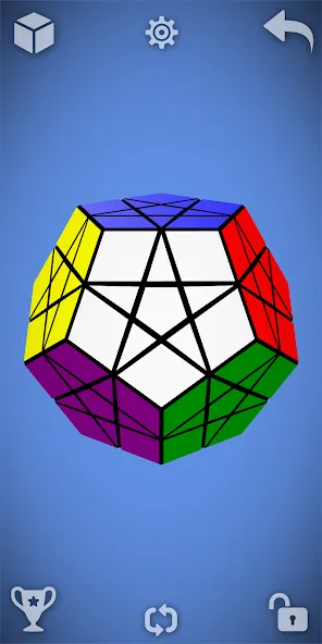 Magic Cube Rubik Puzzle 3D  [МОД Меню] Screenshot 3