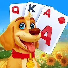 Взлом Solitaire Farm Adventure (Солитер)  [МОД Много монет] - последняя версия apk на Андроид