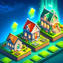 Взлом Merge HomeTown: Merge Games  [МОД Много монет] - полная версия apk на Андроид