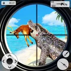 Скачать взлом Crocodile Hunting Animal Games (Крокодил Охота Игры с животными)  [МОД Все открыто] - стабильная версия apk на Андроид