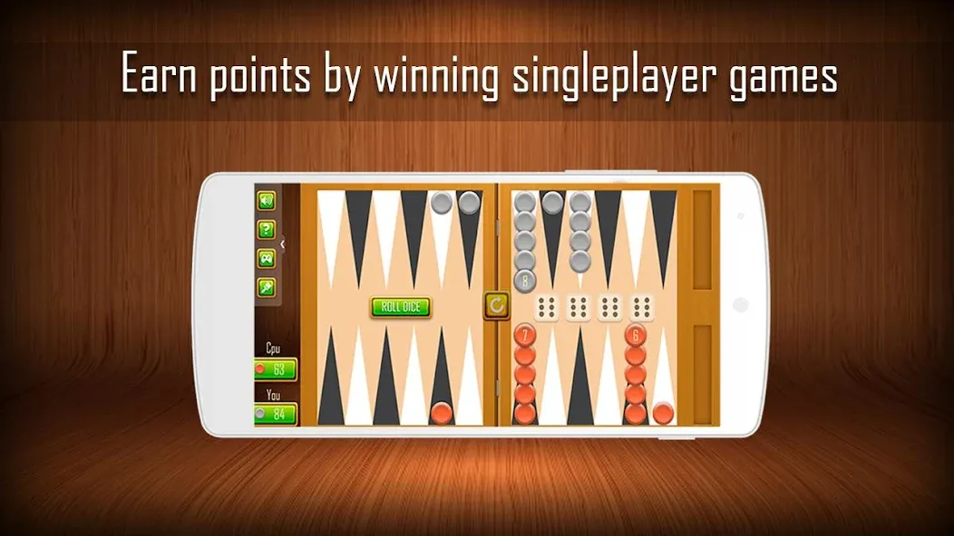 Backgammon board game - Tavla  [МОД Меню] Screenshot 5