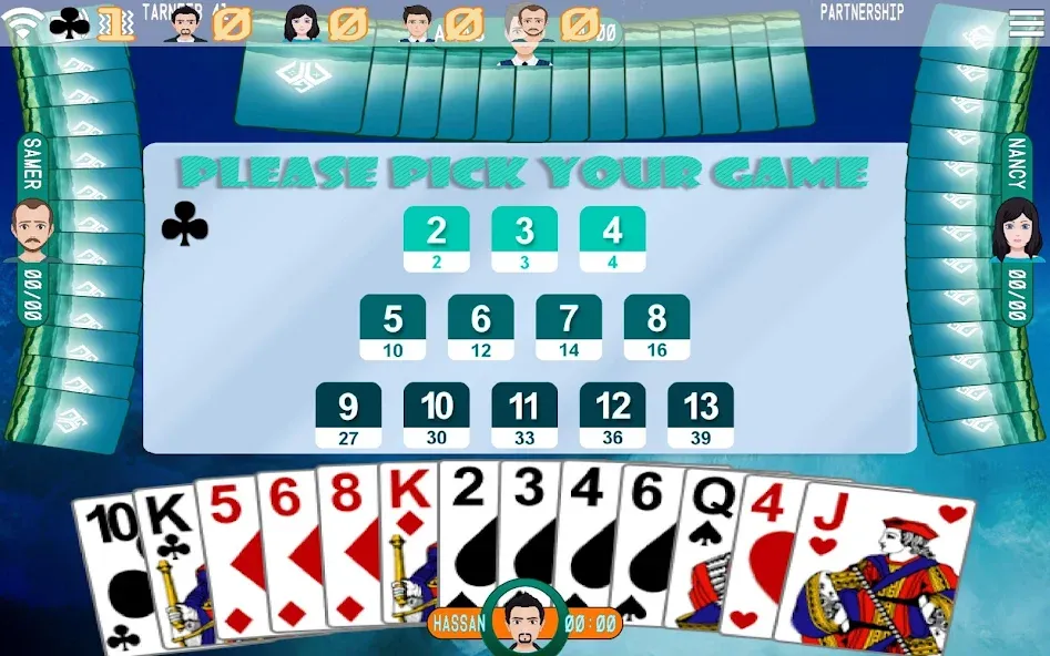 Golden Card Games Tarneeb Trix (Голден Кард Геймс Тарниб Трикс)  [МОД Menu] Screenshot 4