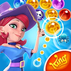 Взломанная Bubble Witch 2 Saga (Бабл Витч 2 Сага)  [МОД Меню] - стабильная версия apk на Андроид