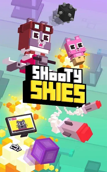 Shooty Skies (Шутый Скаиес)  [МОД Unlimited Money] Screenshot 1