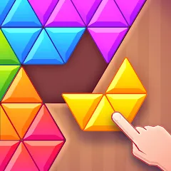 Скачать взломанную Triangles & Blocks (Полиблок)  [МОД Меню] - последняя версия apk на Андроид