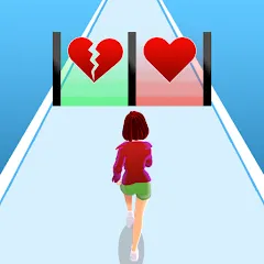 Взлом Girl Run 3D - Fun Running Game (девушка бежит)  [МОД Много денег] - последняя версия apk на Андроид