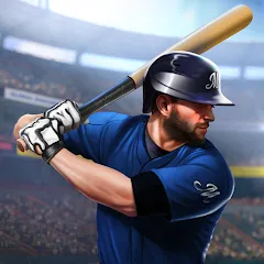 Взломанная Baseball: Home Run Sports Game (Бейсбол)  [МОД Много монет] - последняя версия apk на Андроид