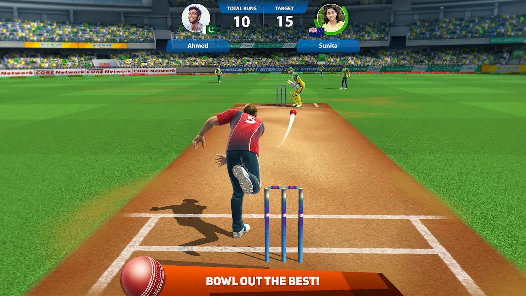 Cricket League (Крикет Лига)  [МОД Unlimited Money] Screenshot 3