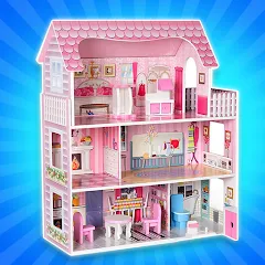 Взломанная Girl Doll House Design & Clean  [МОД Unlimited Money] - полная версия apk на Андроид