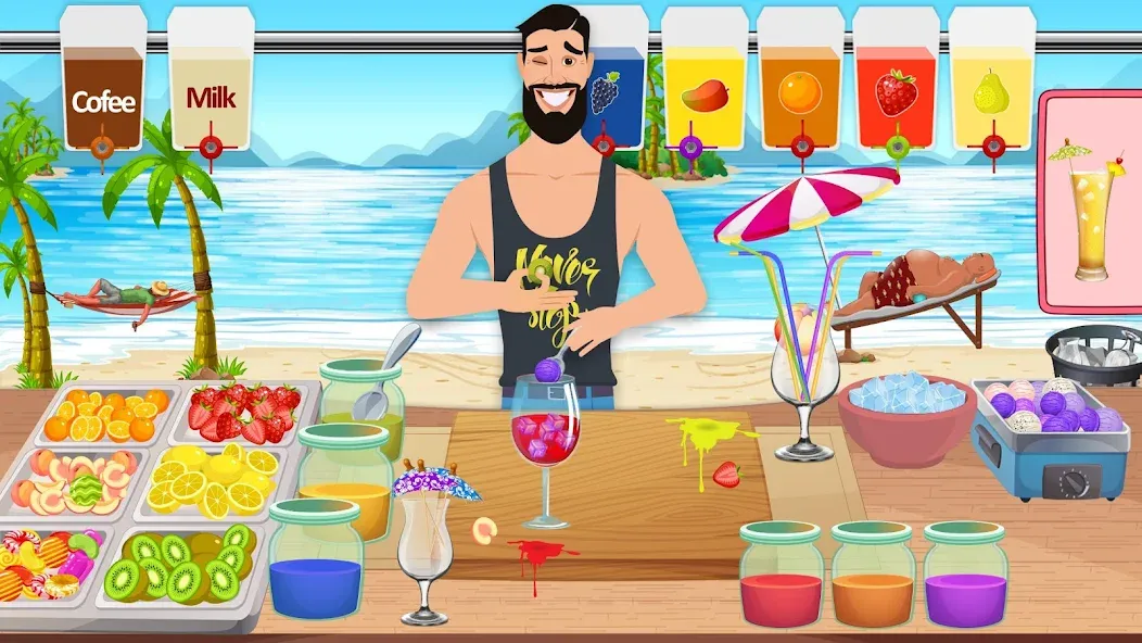 Boba cocktail:DIY recipe games  [МОД Menu] Screenshot 2