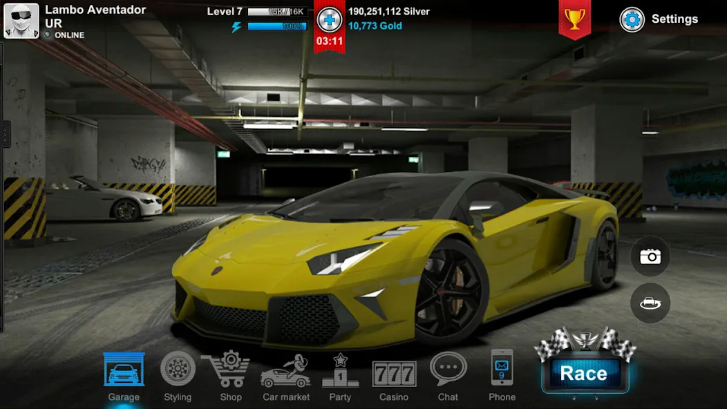 Tuner Life Online Drag Racing (Тюнер Лайф)  [МОД Menu] Screenshot 2