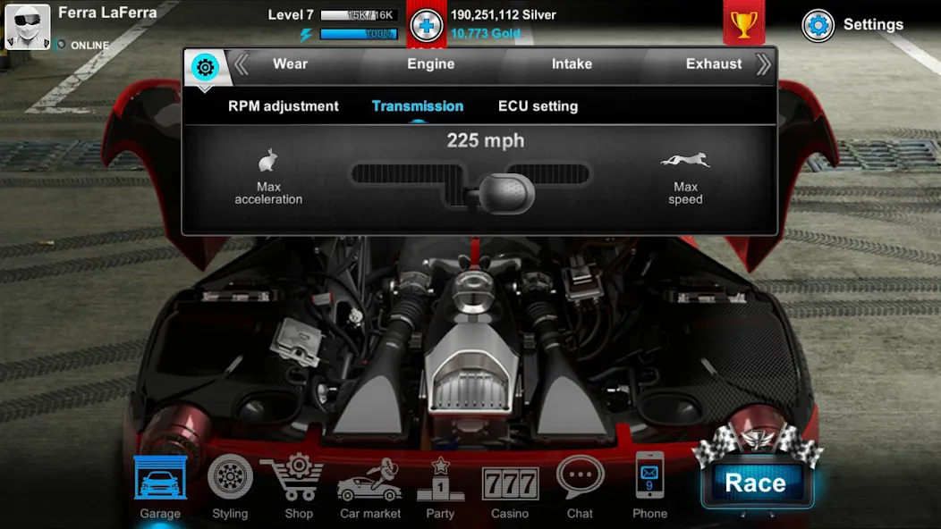 Tuner Life Online Drag Racing (Тюнер Лайф)  [МОД Menu] Screenshot 4