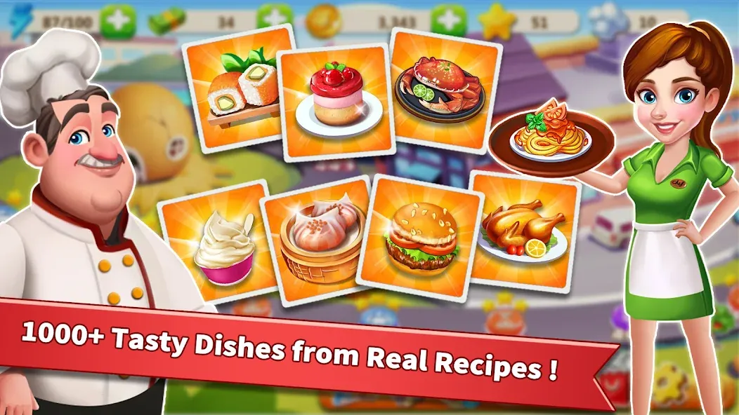 Rising Super Chef - Cook Fast (Райзинг Супер Шеф)  [МОД Все открыто] Screenshot 5