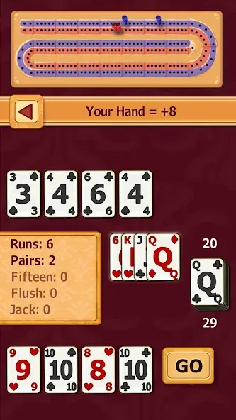 Cribbage (Криббидж)  [МОД Бесконечные деньги] Screenshot 3