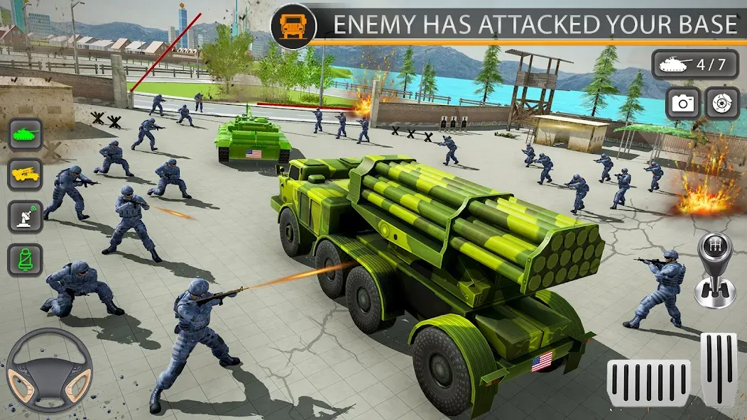 Army Transport Military Games  [МОД Много денег] Screenshot 1