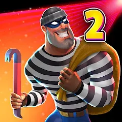 Взломанная Robbery Madness 2:Stealth game (Робери Маднесс 2)  [МОД Mega Pack] - стабильная версия apk на Андроид