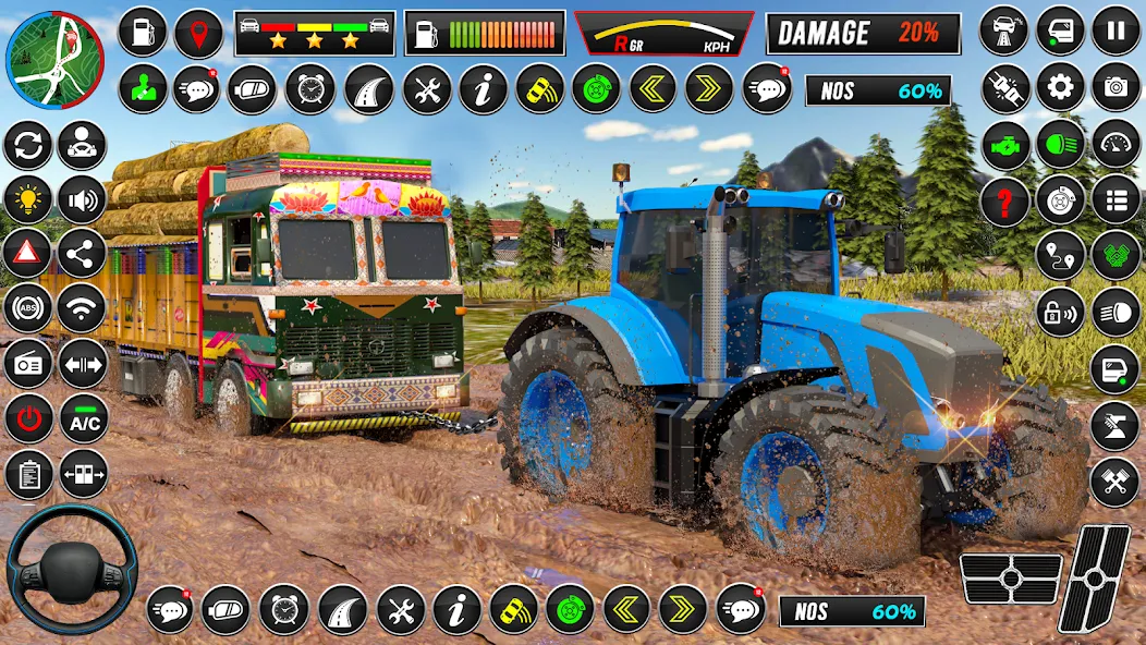 Indian Tractor Games Simulator  [МОД Бесконечные деньги] Screenshot 2