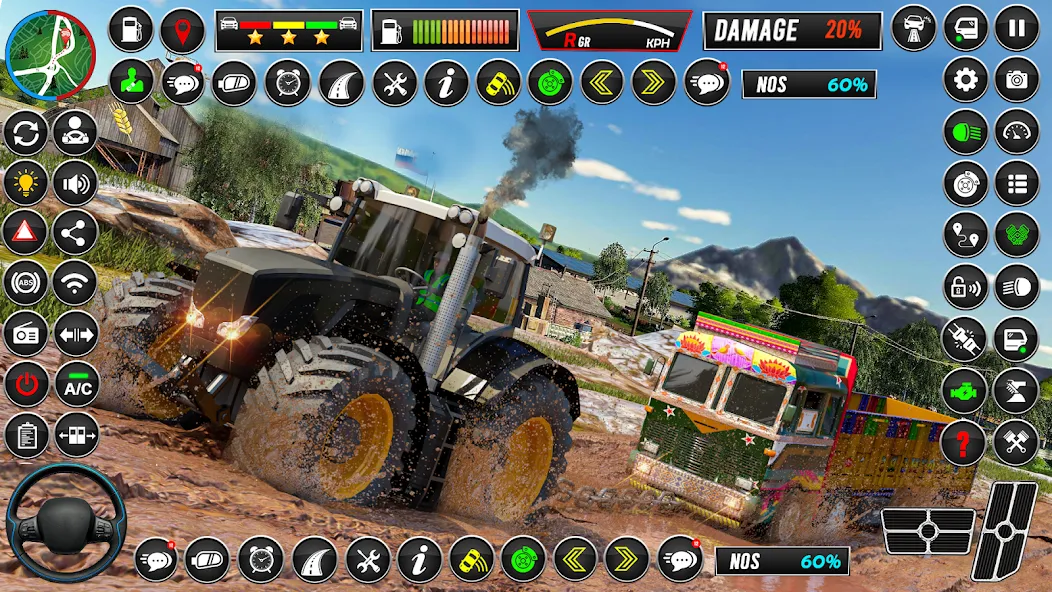 Indian Tractor Games Simulator  [МОД Бесконечные деньги] Screenshot 3