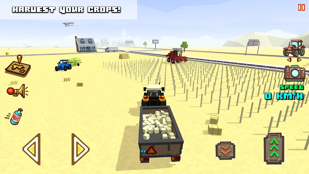 Blocky Farm Racing & Simulator  [МОД Menu] Screenshot 4