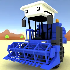 Скачать взлом Blocky Farm Racing & Simulator  [МОД Menu] - полная версия apk на Андроид