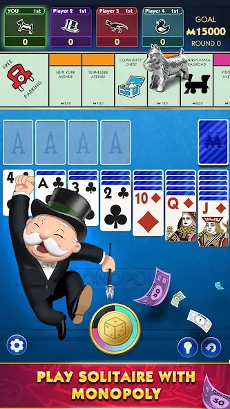 MONOPOLY Solitaire: Card Games (Монополия Солитер)  [МОД Mega Pack] Screenshot 1