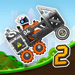 Скачать взлом Rovercraft 2: Race a space car (Роверкрафт 2)  [МОД Mega Pack] - стабильная версия apk на Андроид