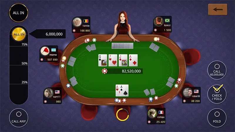 Texas holdem poker king  [МОД Бесконечные деньги] Screenshot 1