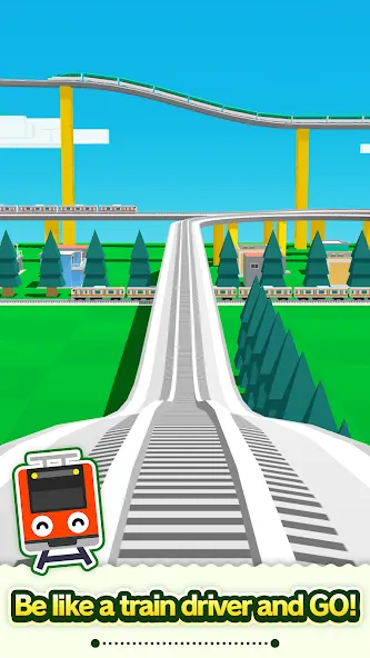 Train Go - Railway Simulator (Трэйн Го)  [МОД Unlimited Money] Screenshot 2