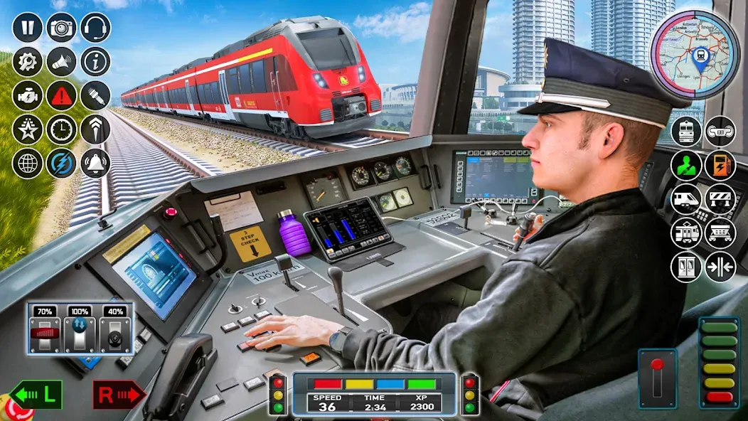 City Train Game 3d Train games  [МОД Menu] Screenshot 2