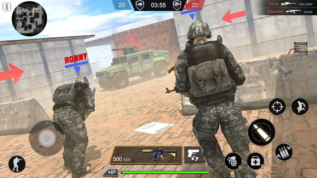 Army Commando Shooting Games  [МОД Все открыто] Screenshot 3