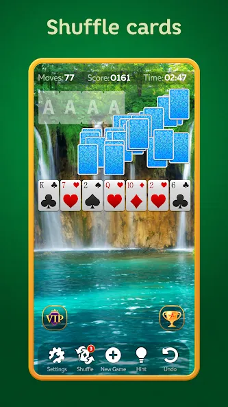 Solitaire Play - Card Klondike (Солитер Плей)  [МОД Unlimited Money] Screenshot 2