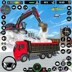 Скачать взломанную Excavator Simulator Crane Game (Экскаватор Симулятор Кран Игра)  [МОД Menu] - полная версия apk на Андроид