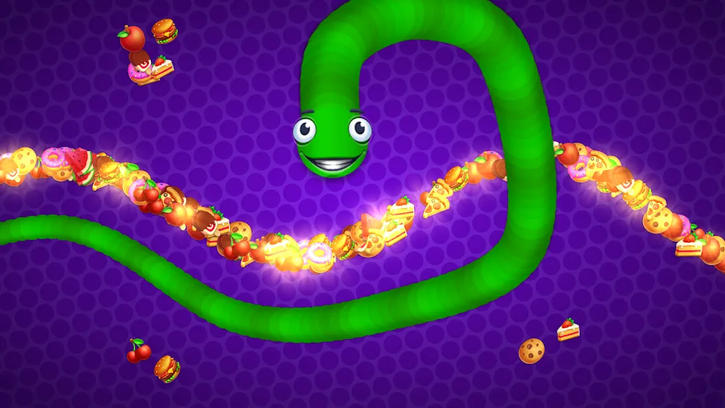 Snake vs Worms: Fun .io Zone  [МОД Mega Pack] Screenshot 5