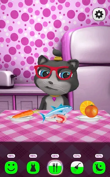 My Talking Kitty Cat  [МОД Много монет] Screenshot 3