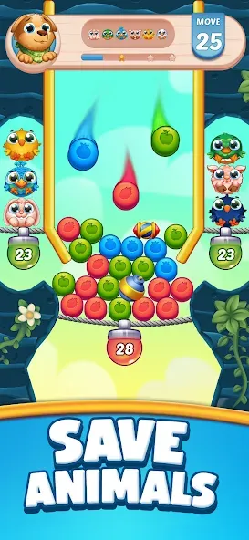 Farm Blast - Merge & Pop  [МОД Много монет] Screenshot 4