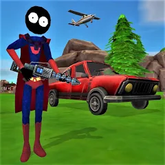 Скачать взлом Stick Superhero  [МОД Menu] - стабильная версия apk на Андроид