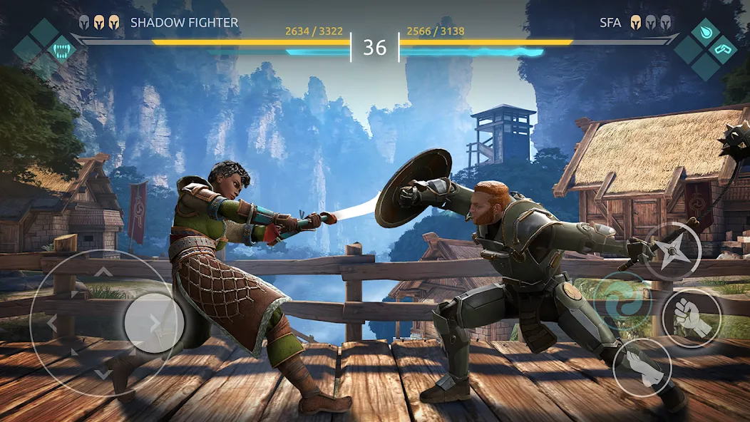 Shadow Fight 4: Arena (Шадоу Файт 4)  [МОД Menu] Screenshot 1