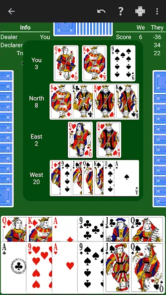 Pinochle - Expert AI (Пиночле)  [МОД Menu] Screenshot 2