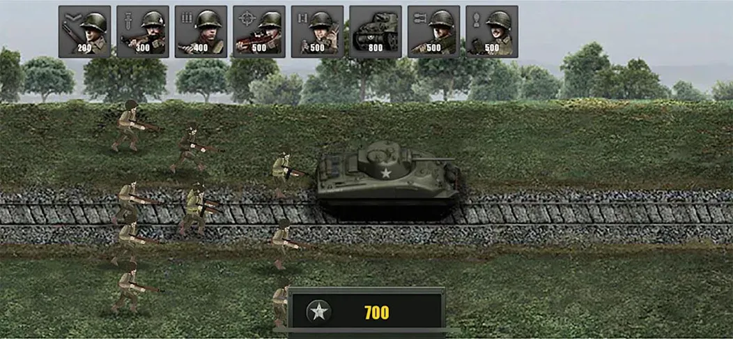 Warfare War Troops (Военное сражение Война Войска)  [МОД Бесконечные монеты] Screenshot 2