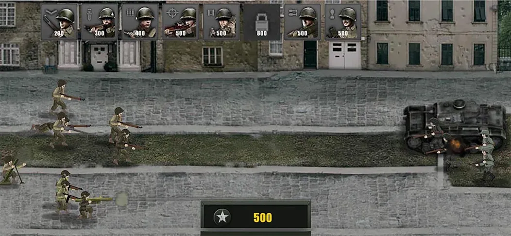 Warfare War Troops (Военное сражение Война Войска)  [МОД Бесконечные монеты] Screenshot 3