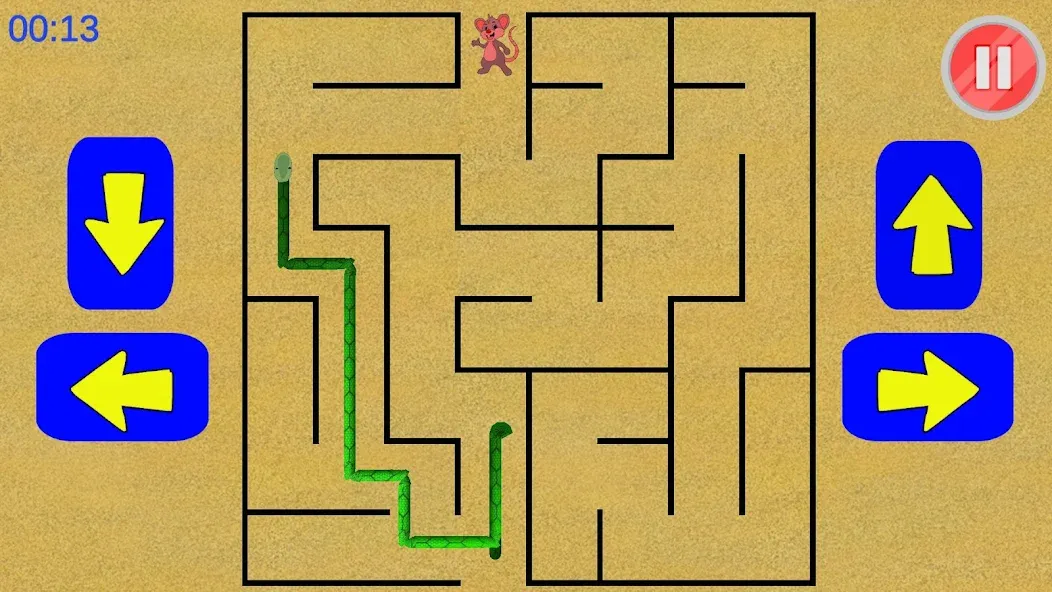 Snake Maze game (Змеиная лабиринтная игра)  [МОД Бесконечные монеты] Screenshot 4