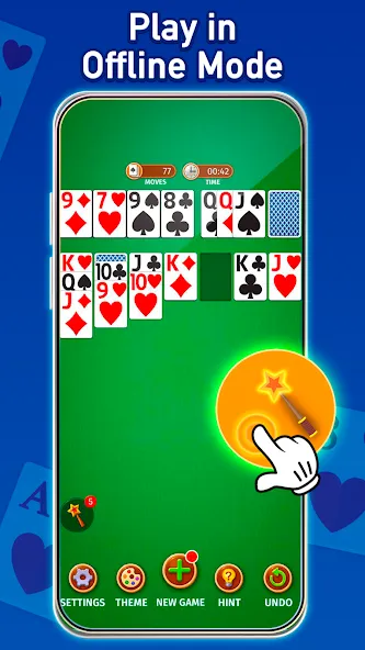 Solitaire: Classic Card Game (Клондайк Солитер)  [МОД Много денег] Screenshot 5